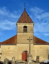 The church in Courlaoux