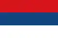 Red-blue-white tricolour used in the 19th century and early 20th century