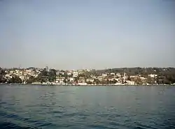 Emirgan seen from the Bosphorus.