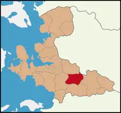 Bayındır District within the Province of İzmir