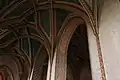Gohic vaults of the Lutheran church in Štítnik