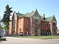 Neo-gothic bank building