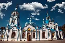 Image 34The Russian Znamensky Cathedral in Tyumen built in 1768 (from Culture of Asia)
