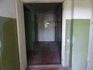 Elevator exit at 7th floor, the site where Krishtopa attacked his first victim, beating her unconscious.