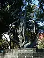 Monument. The Chernobyl disaster in Chernigov, Ukraine 1996