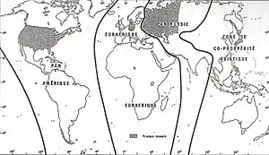 Image 3Division of the world according to Haushofer's Pan-Regions Doctrine (from Geopolitics)