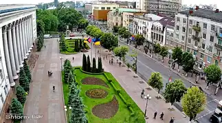 Square in front of the city council