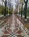 Znamianka stantion alley , October 2022