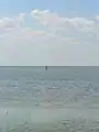 Illustration of the very shallow waters in the Syvash