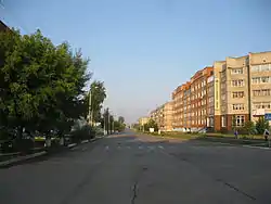 Mira Street in Chernushka