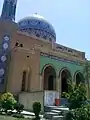 Facade of the 17th of Ramadan Mosque.