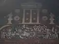 Engraving depicting 'Anandasayanam' on a single wood of Jackfruit tree