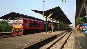 Ban Thap Chang station, the main railway station of eastern line located in the subdistrict