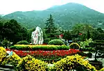 A view of Huaqing Palace, near Huaqing Pool.