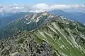 Mount  Akaushi seen from Mount  Suisho.