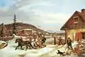 The Toll Gate, oil on canvas painting by Cornelius Krieghoff, 1859