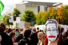Image 22Protesters in support of American whistleblower Edward Snowden, Berlin, Germany, 30 August 2014 (from Political corruption)