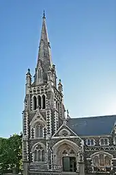 Image 4Knox Church, a Presbyterian church, in Dunedin. The city was founded by Scottish Presbyterian settlers. (from Culture of New Zealand)