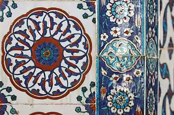 Rüstem Pasha mosque Iznik tiles