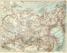 Image 171905 map of Siberia (from History of Siberia)