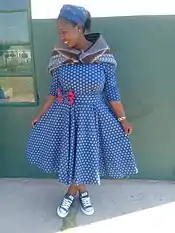 Blue shweshwe