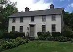 153 Elm Street,  Northampton, MA.  Built c.&nbsp;1820.  Federal style.