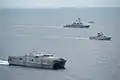 KDB Darussalam, KDB Afiat, USS&nbsp;McCampbell and USNS&nbsp;Millinocket during CARAT 2016.