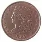 Copper Half Cent