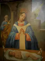 Virgen de Altagracia. Alejandro Bonilla. Finished in 1895