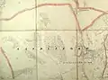 1911 Ordnance Survey map of Sandleford.