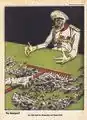 Va banque!, poster from Lustige Blätter, 1915