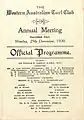 1930 WATC Railway Stakes showing raceday officials.