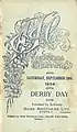 Front cover of the 1934 AJC Derby racebook.