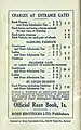 Back cover showing railway & entrance charges.