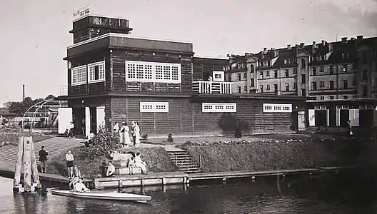View of one boathouse ca 1936