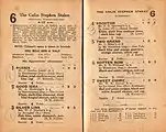 1947 Colin Stephen racebook showing the winner Russia.