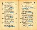 1954 Epsom Handicap racebook showing the winner, Connaught.