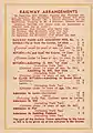 Back cover showing Admission Fees & Railway Fares.