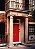 The Entrance Portico of the Trevor Townhouse.