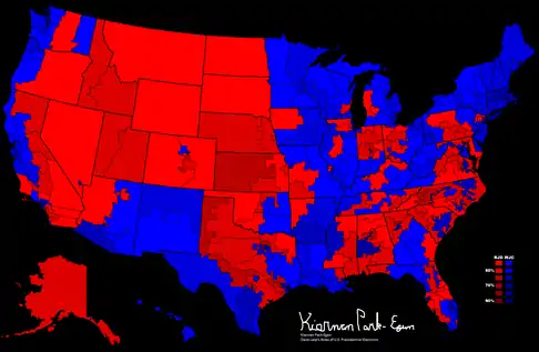 Results by congressional district.