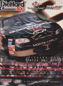 2000 DieHard 500 program cover