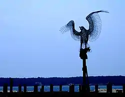 Monument to the September 11 attacks on the Greenport waterfront
