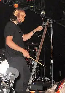 Les Claypool playing the Whamola