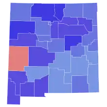 2006 New Mexico gubernatorial election results by county