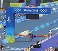 Snowsill crossing the finish line.