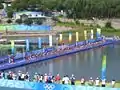 The start of the swimming