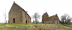 Church and its tower in 2009
