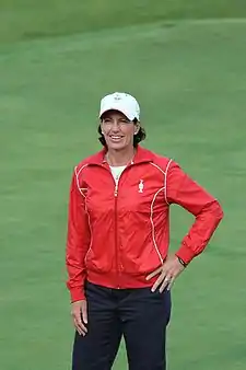 Juli Inkster&nbsp;— LPGA golfer; two-time U.S. Women's Open winner (1999 and 2002).