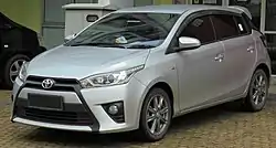 Hatchback: most Asian markets from 2013; some Latin American and Caribbean markets from 2014; South Africa from 2018 until 2021. .mw-parser-output .hatnote{font-style:italic}.mw-parser-output div.hatnote{padding-left:1.6em;margin-bottom:0.5em}.mw-parser-output .hatnote i{font-style:normal}.mw-parser-output .hatnote+link+.hatnote{margin-top:-0.5em}Main article: Toyota Yaris (XP150)