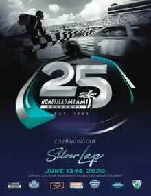 2020 Dixie Vodka 400 program cover